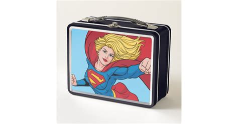 supergirl metal lunch box|Supergirl Solid S.